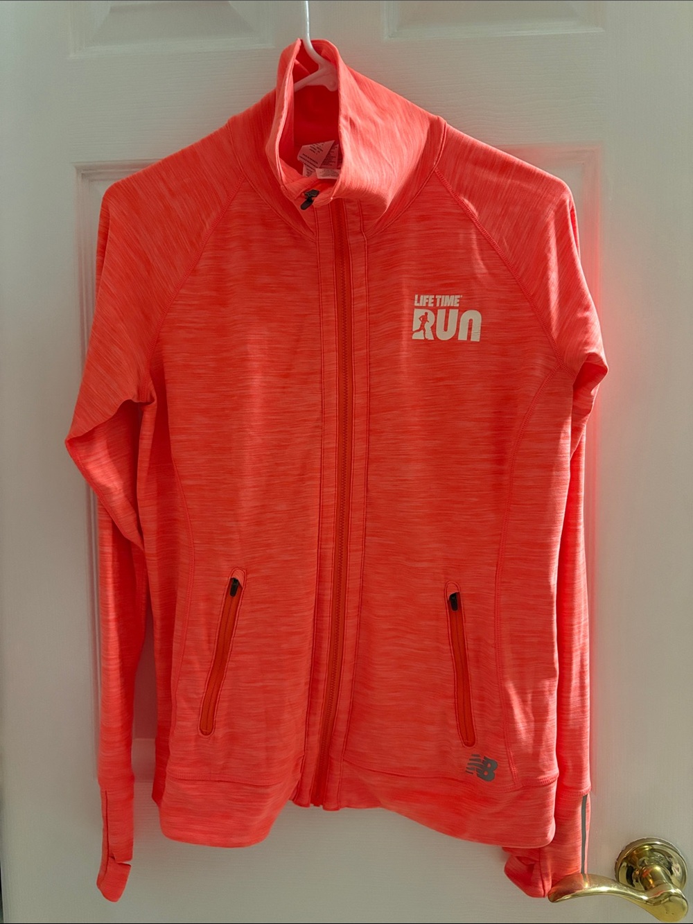 New Balance Coral Zip Front Jacket